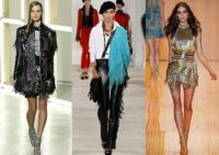 Мода на одежду с бахромой и перьями — 2022